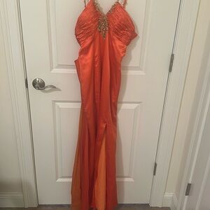 Terani size 2 gorgeous open back gown